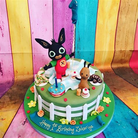 Bing bunny birthday cake – Artofit