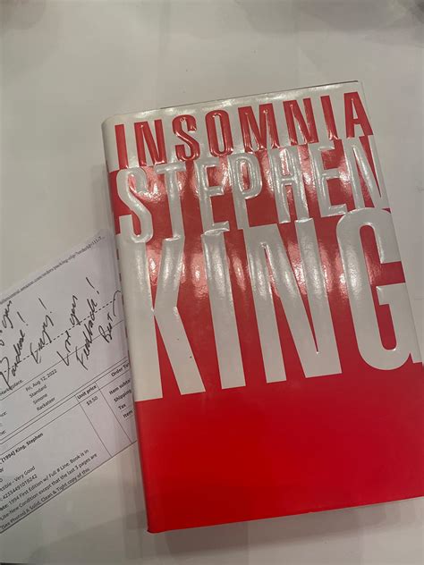 Insomnia King Stephen 9780340608456 Books