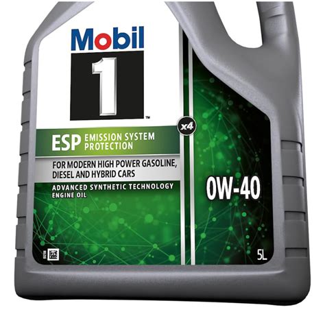 Mobil 1 ESP X4 0W40 Motor Yağı 5 L ÜT:2024