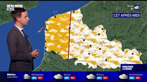 Météo Nord Pas de Calais un ciel très nuageux ce vendredi 10C à