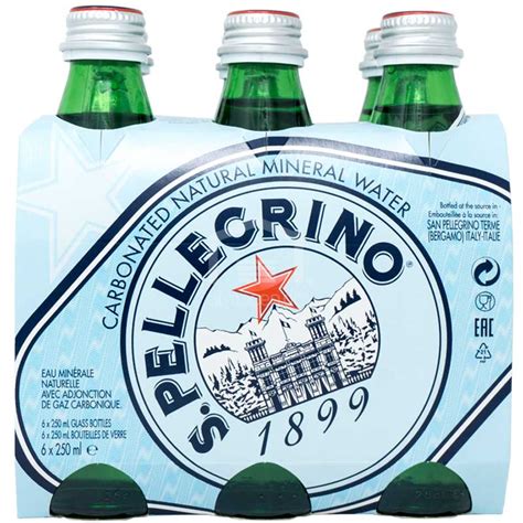 Agua Mineral Natural Con Gas San Pellegrino Ml Pack Almacen Do