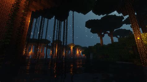 Minecraft Screenshots An Ominous Twilight Forest Swamp