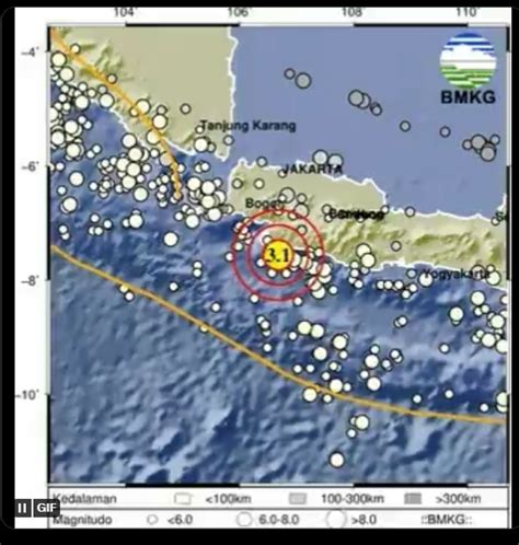 Info Gempa Terkini M 3 1 Di Jawa Barat Hari Ini 6 April 2023