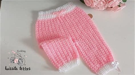 Nuevo Teje Bonito Pantalón Para Bebé A Crochet ¡patrón De Ganchillo