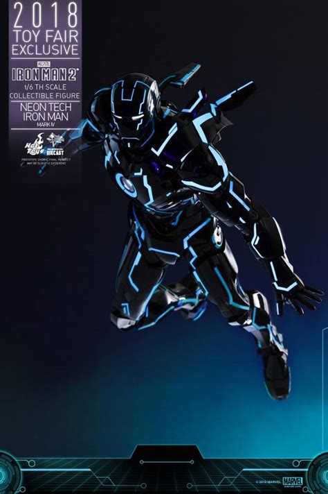 Hot Toys Th Scale Neon Tech Iron Man Mark Iv Iron Man Rio X Teir
