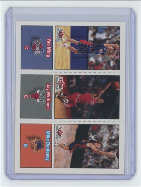 Fleer Tradition Yao Ming Jay Williams Mike Dunleavy Jr