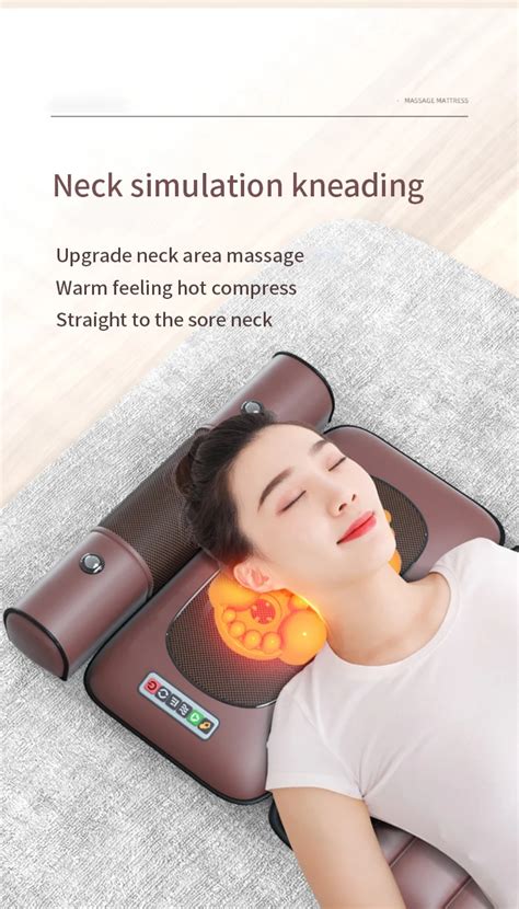 Hot Sale Electric Massage Therapy Mattress Acupressure Body Massage