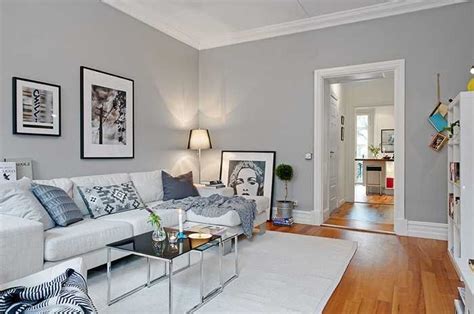 Прекрасные серые стены 〛 Фото Идеи Дизайн | Grey walls living room ...
