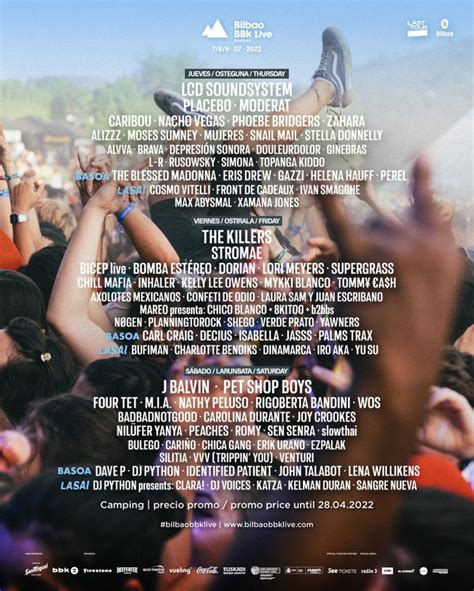 Bilbao BBK Live 2022 Cierra Su Cartel Con Rigoberta Bandini Alizzz Y