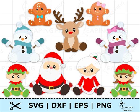 Christmas Bundle SVG. PNG. Cricut Cut Files Silhouette - Etsy