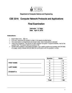 Fillable Online Cse Yorku Cse Final Winter Solutions Doc Cse