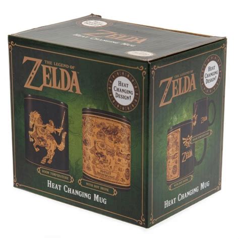 The Legend Of Zelda Map Heat Changing Ceramic Mug Showorld Uk