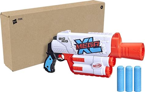 Nerf Mega Xl Big Rig Blaster Mega Dardos Más Grandes De La H Cuotas Sin Interés