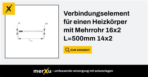 Kan therm Verbindungselement für einen Heizkörper mit Mehrrohr 16x2 L