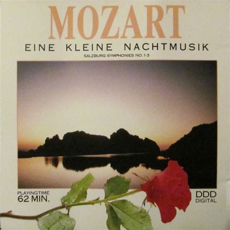 Mozart Eine Kleine Nachtmusik Salzburg Symphonies No Cd