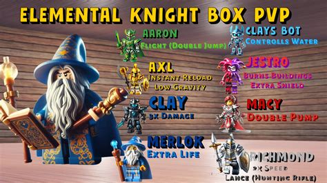 Elemental Knight Box Pvp📦 2515 6654 4624 By Kingonator Fortnite Creative Map Code Fortnitegg