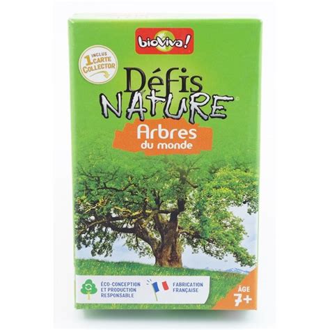 Jeux enfants Défis nature Arbres du monde Espace Aether