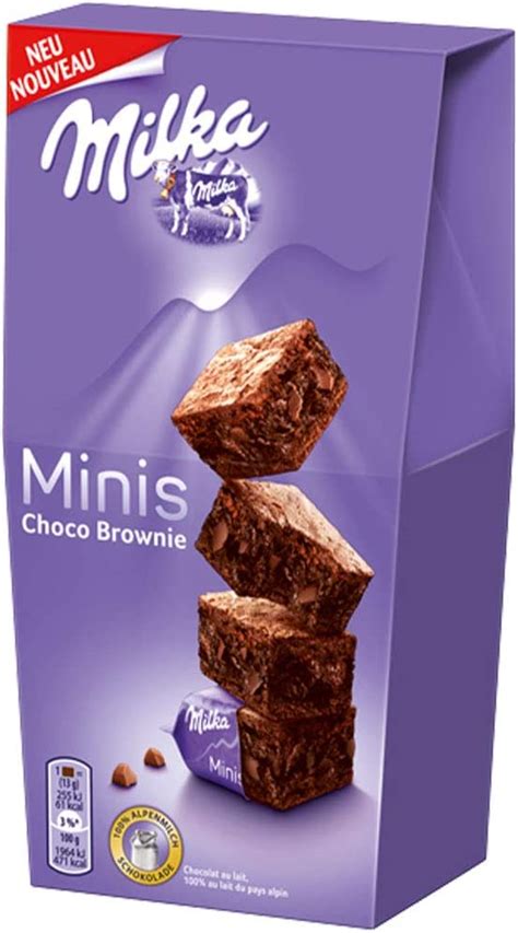 Milka Minis Choco Brownie 117g Pack Of 2 Amazon Co Uk Grocery