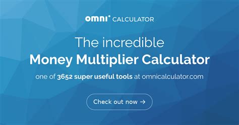 Money Multiplier Calculator