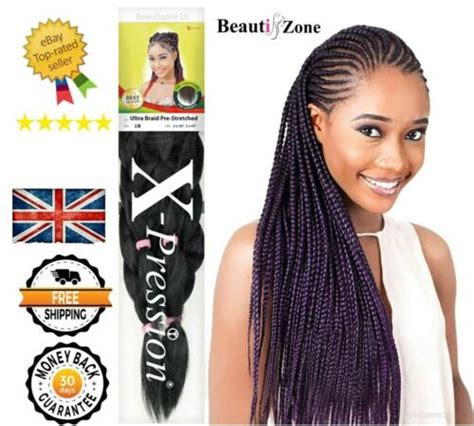 Xpression Xpression Lagos Braid Pre Stretched Braid Hair Extension Plaiting Hair Ebay