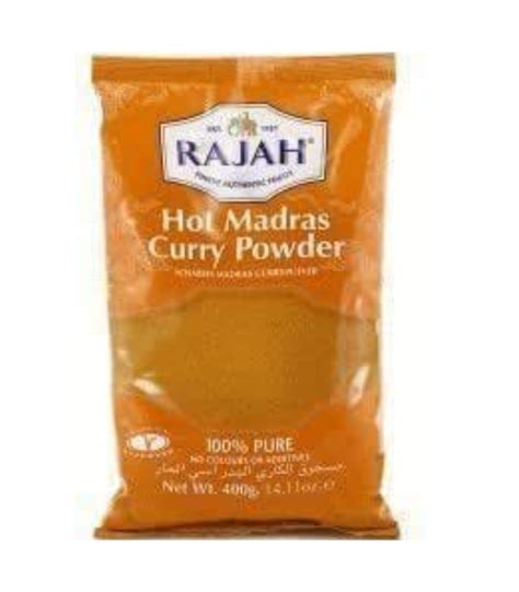 Rajah Hot Madras Powder 400g Global Brand Supplies