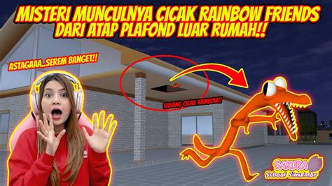 Astagaaa Ada Sarang Cicak Rainbow Friends Di Atap Plafond Rumah