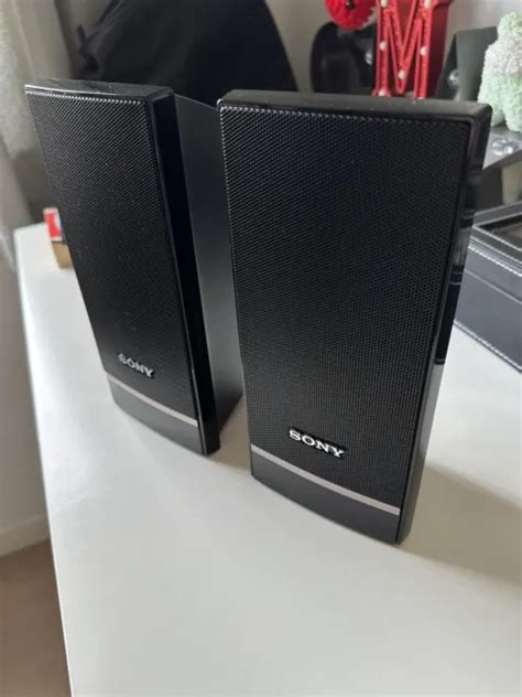 SONY SS TSB92 HOME Cinema Surround Sound Speakers 1 Pair Great