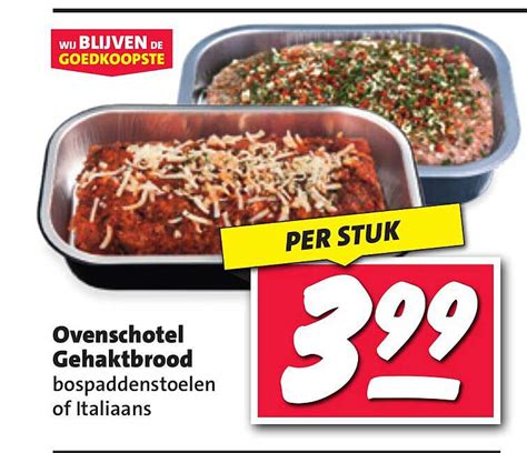 Ovenschotel Gehaktbrood Aanbieding Bij Nettorama Folders Nl