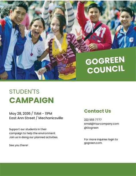 School Board Campaign Flyer Template