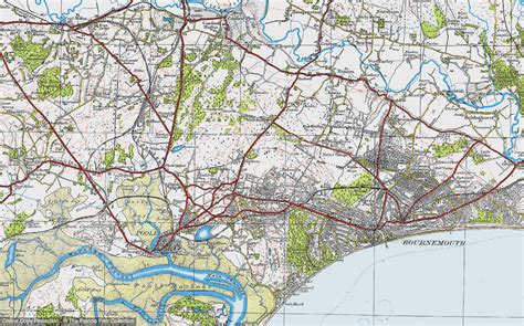 Historic Ordnance Survey Map Of Newtown 1919