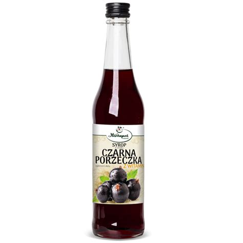 Syrop czarna porzeczka z witaminą c 480 ml Herbapol Kraków