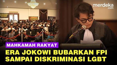 Rezim Jokowi Digugat Ke Mahkamah Rakyat Bubarkan Hti Fpi Sampai