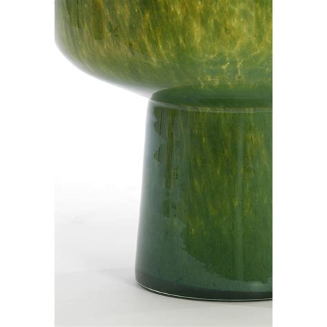 Vase Ø23 5x29 5 cm TRASMON glass dark green lustre 5988281 Light