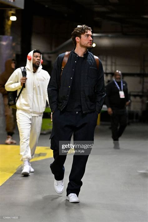 Corey Kispert Of The Washington Wizards Arrives To The Arena Before