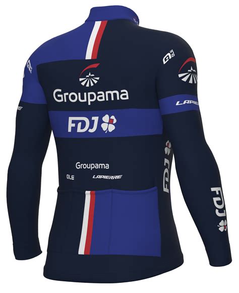 Groupama Fdj Red Long Sleeve Jersey Cycling Winter