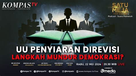 Live Menkominfo Dewan Pers Hingga Youtuber Bicara Polemik Revisi Uu