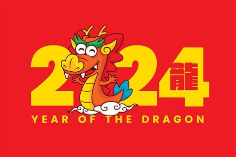 Premium Vector Happy Chinese New Year 2024 Greeting Design With