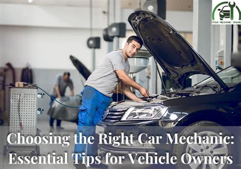 Discover the Secrets to Choosing the Perfect Car Mechanic for Your Vehicle Needs - Hunter Games Magazine