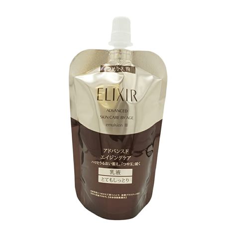 【楽天市場】資生堂 Elixir エリクシール アドバンスド エマルジョン T Iii 110ml 詰め替え用 乳液 とてもしっとりタイプ