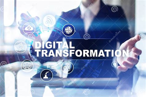 Digital Transformation Concept Of Digitization Of Business Processes