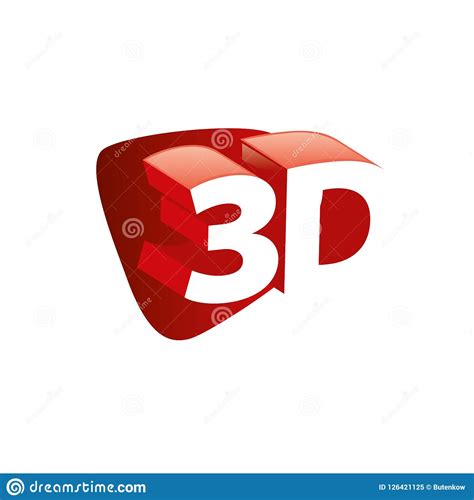 Vector Logo Stereoscopy Stock Vector Illustration Of Label 126421125