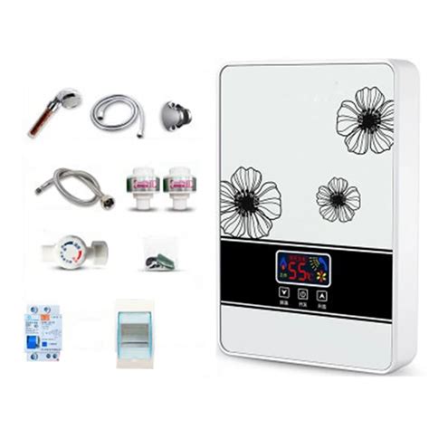 DMWD W V Bathroom Instant Hot Electric Water Heater Small Size Tankless Shower Water