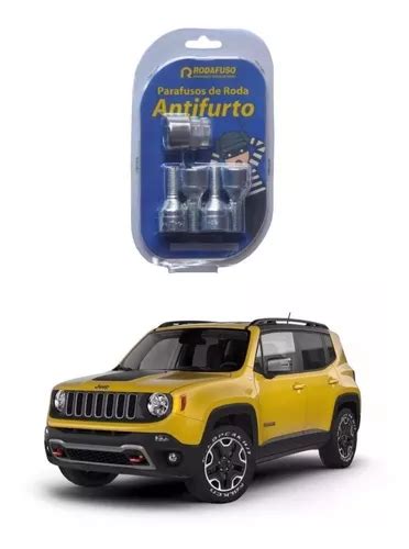 Kt Parafuso Porca Antifurto Trava Segredo Roda Jeep Renegade