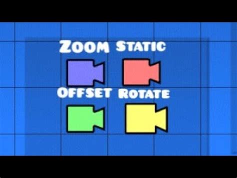 Как пользоваться триггерами camera rotate offset zoom static