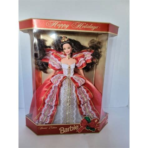 Mattel Toys Mattel Brunette Barbie Happy Holidays Special Edition Th Anniv Poshmark