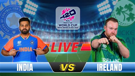 Live Ind Vs Ire 8th T20 Live Score And Commentary India Vs Ireland Live T20 World Cup 2024