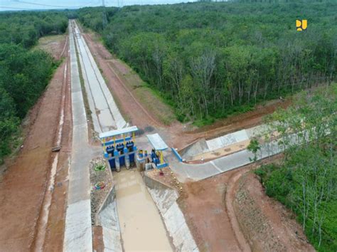 Kementerian Pupr Bangun Jaringan Irigasi Utama Bahuga Komering Ha