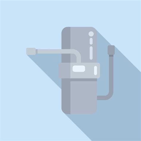 Icono De Filtro De Agua Moderno Vector Plano Equipo De Tratamiento Sistema De Tanque Vector