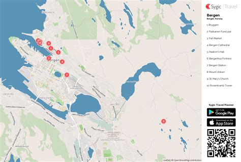 Tourist Map Of Bergen