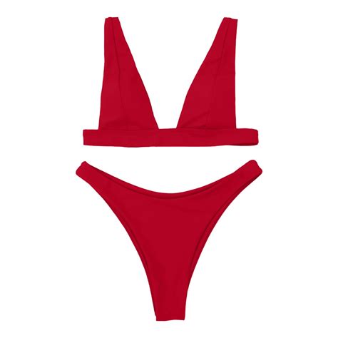 MSJUHEG Sporty Bikini Sets For Women Bikini Sets For Women Spaghetti Straps Strapless Bathing